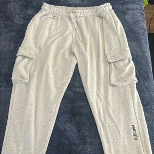 Gray Cargo Jogger Pants for Men